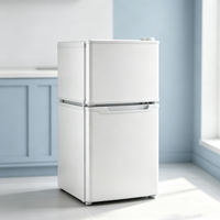 Double‑Door Mini Refrigerator